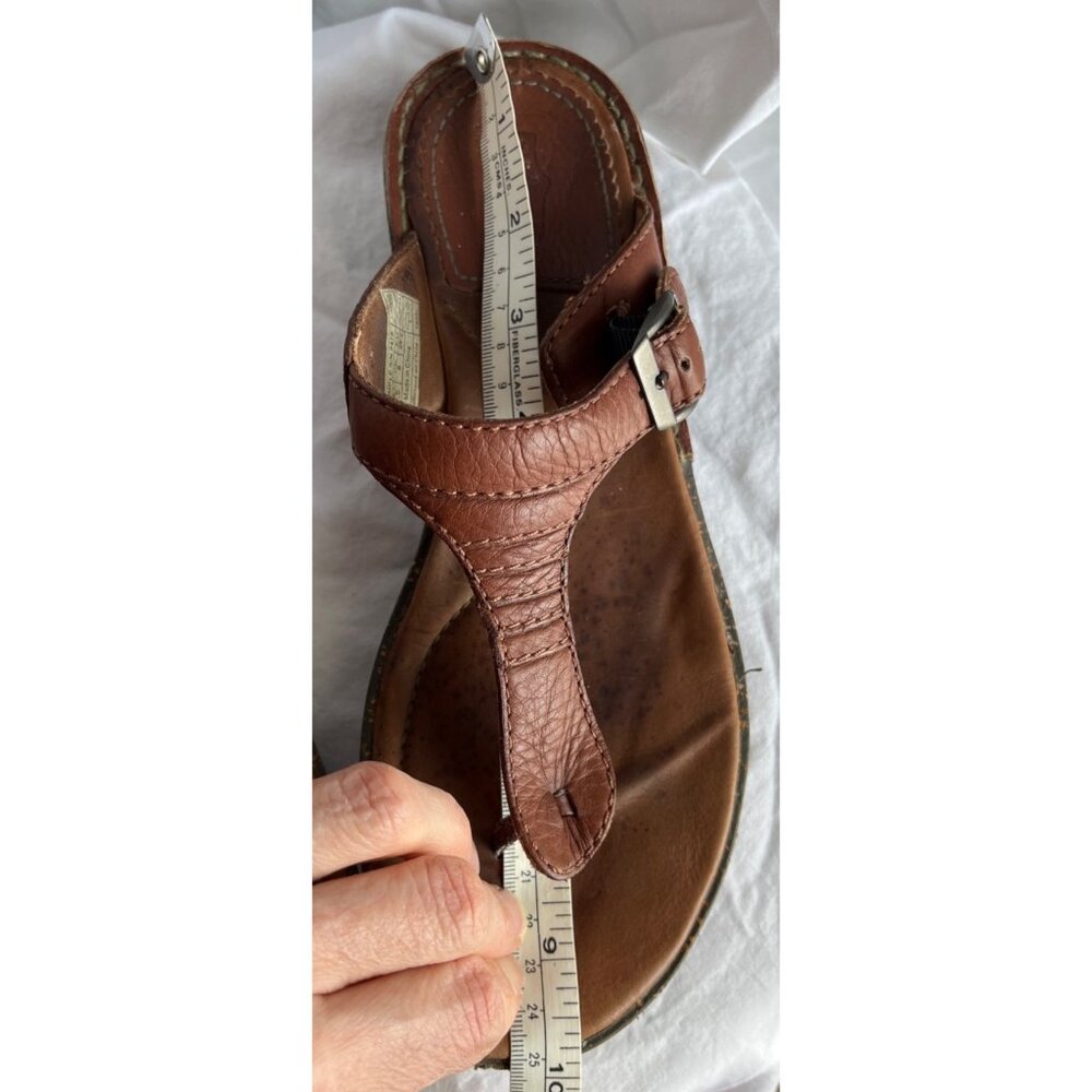Simple Planet Walkers Leather Thong Sandals Brown Rugged Comfort Boho Wom 7.5 - Picture 6 of 10